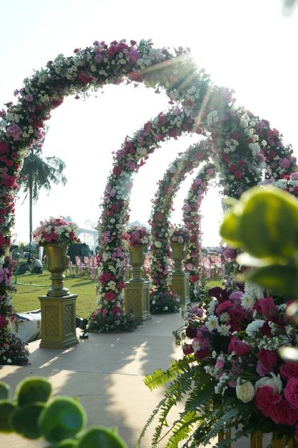Aisle / Walkway — Wedding decor — Taj Exotica